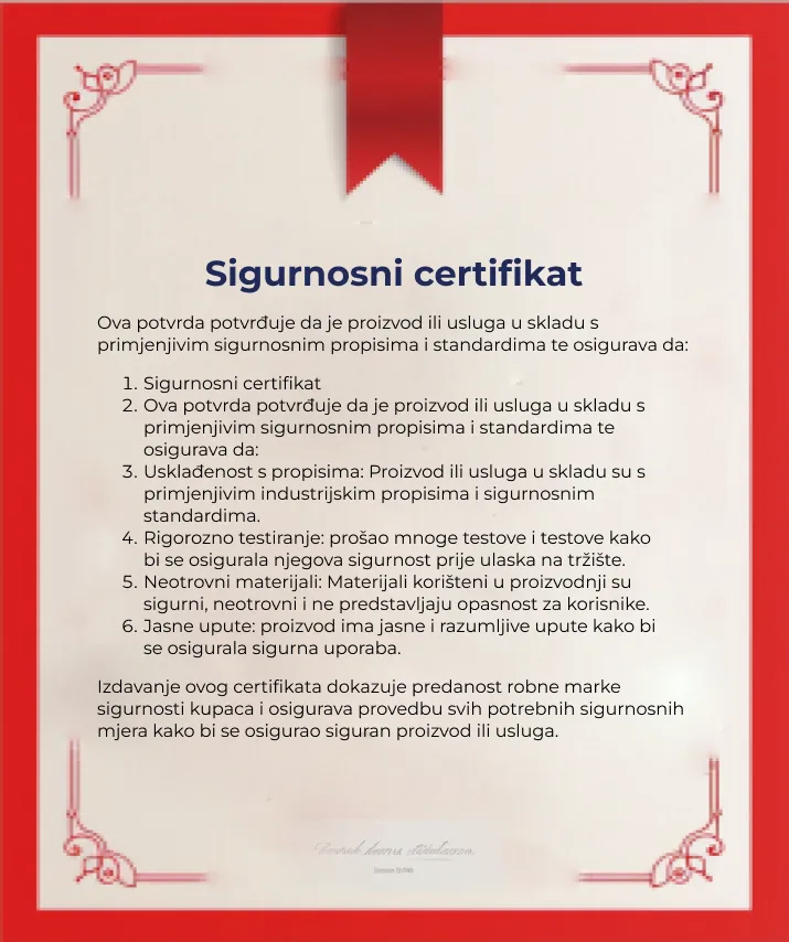 certifikat sigurnost